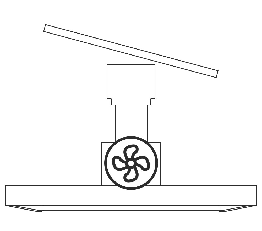 Illustration inhouse kolfiltersystem